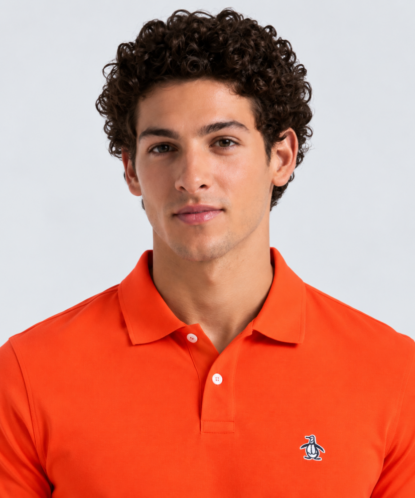 Polo Naranja Hombre Penguin - S - Polos