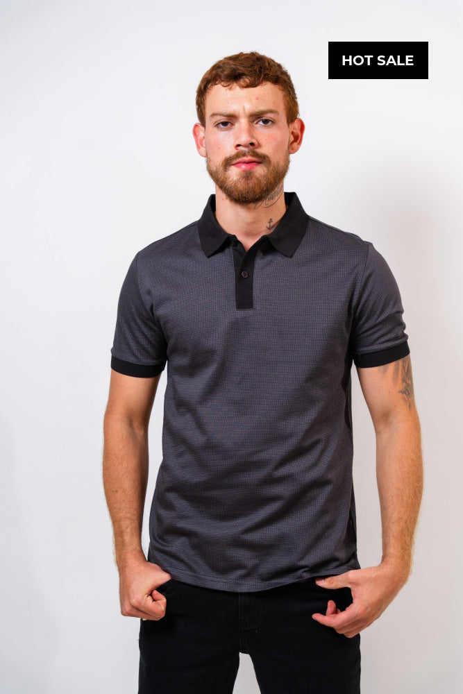 Polo Negro Hombre Carven - Polos