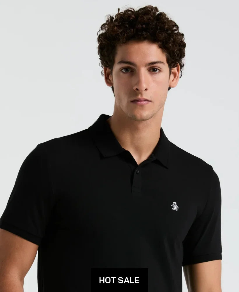 Polo Negro Hombre Penguin - Polos