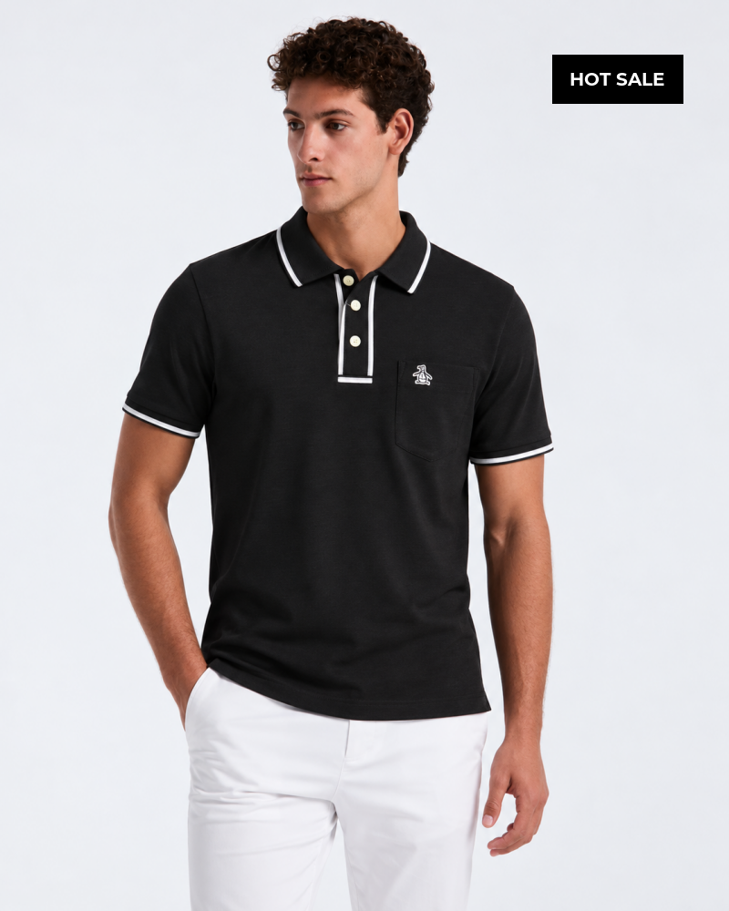 Polo Negro Hombre Penguin - Polos