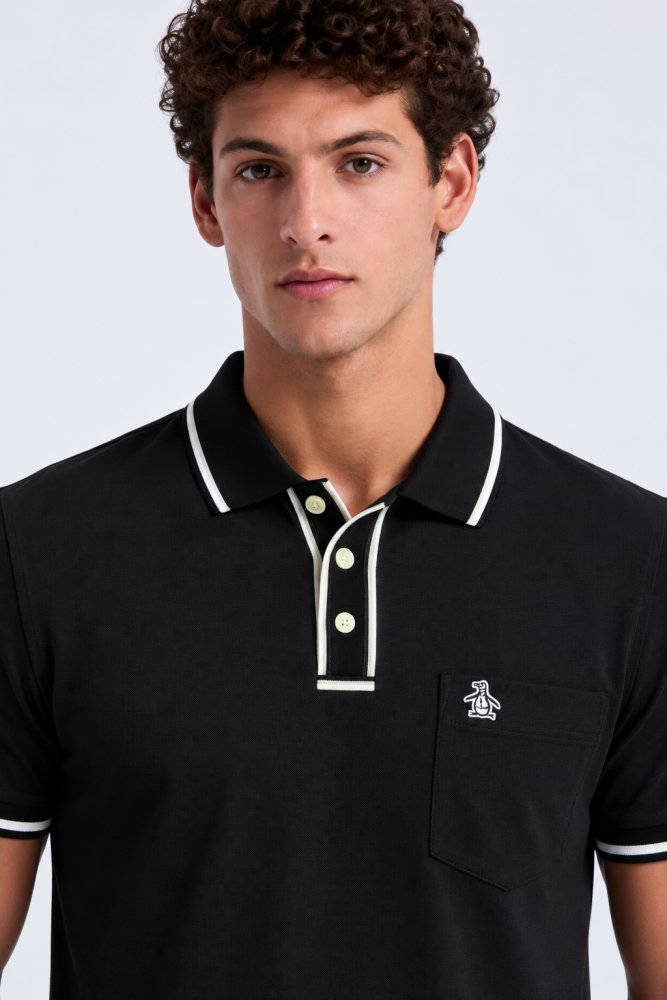 Polo Negro Hombre Penguin - Polos