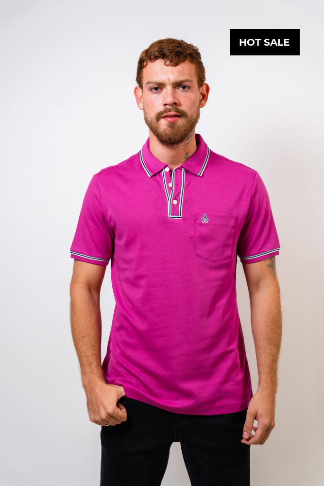 Polo Purpura Hombre Penguin - Polos