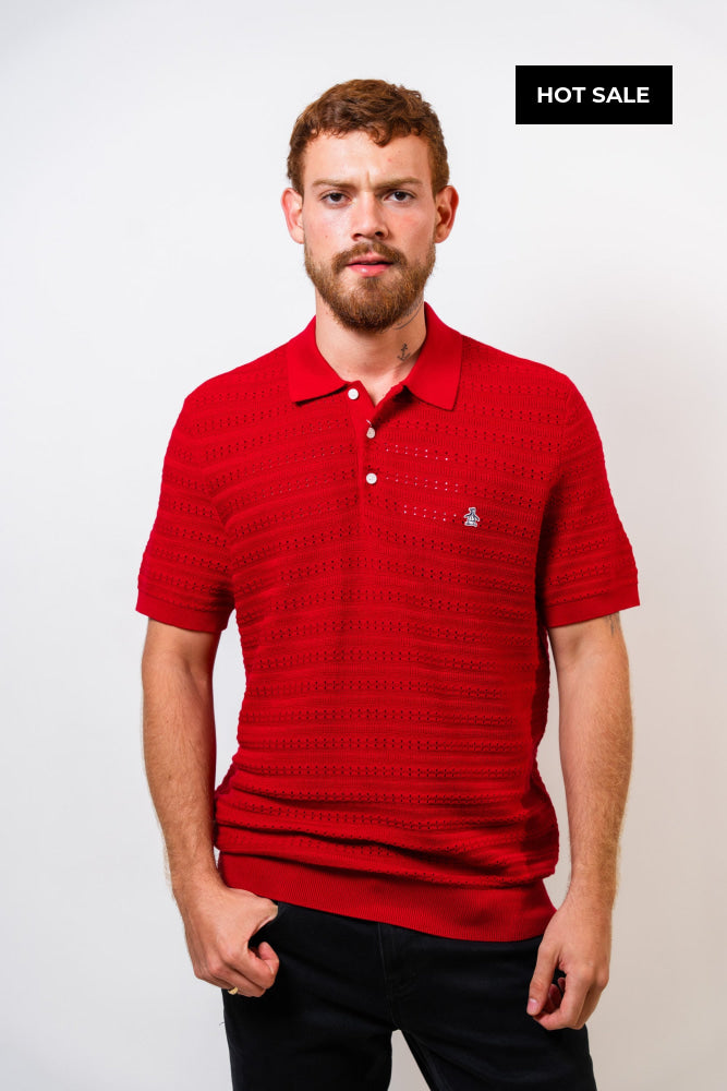 Polo Rojo Hombre Penguin - Polos