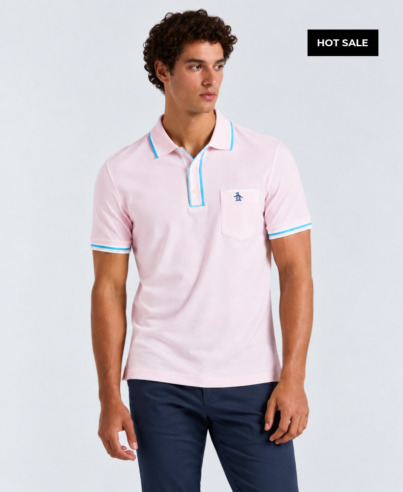 Polo Rosado Hombre Penguin - Polos