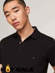 Polo Tommy Hilfiger Black L Polos