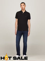 Polo Tommy Hilfiger Black L Polos