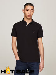 Polo Tommy Hilfiger Black L Polos