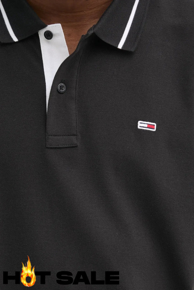 Polo Tommy Hilfiger Black Polos