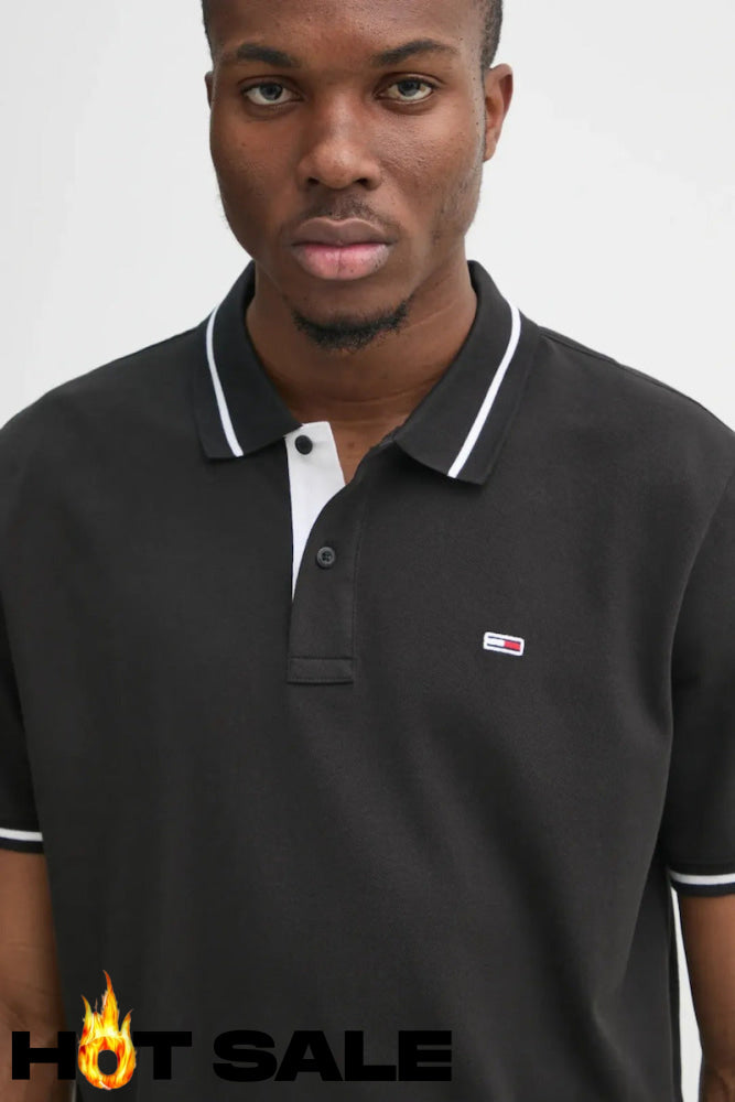 Polo Tommy Hilfiger Black Polos