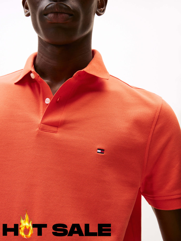 Polo Tommy Hilfiger Brilliant Orange S Polos