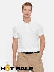 Polo Tommy Hilfiger Ecru Polos
