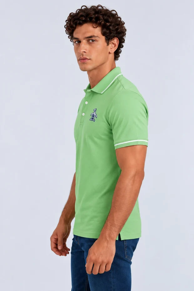 Polo Verde Hombre Penguin