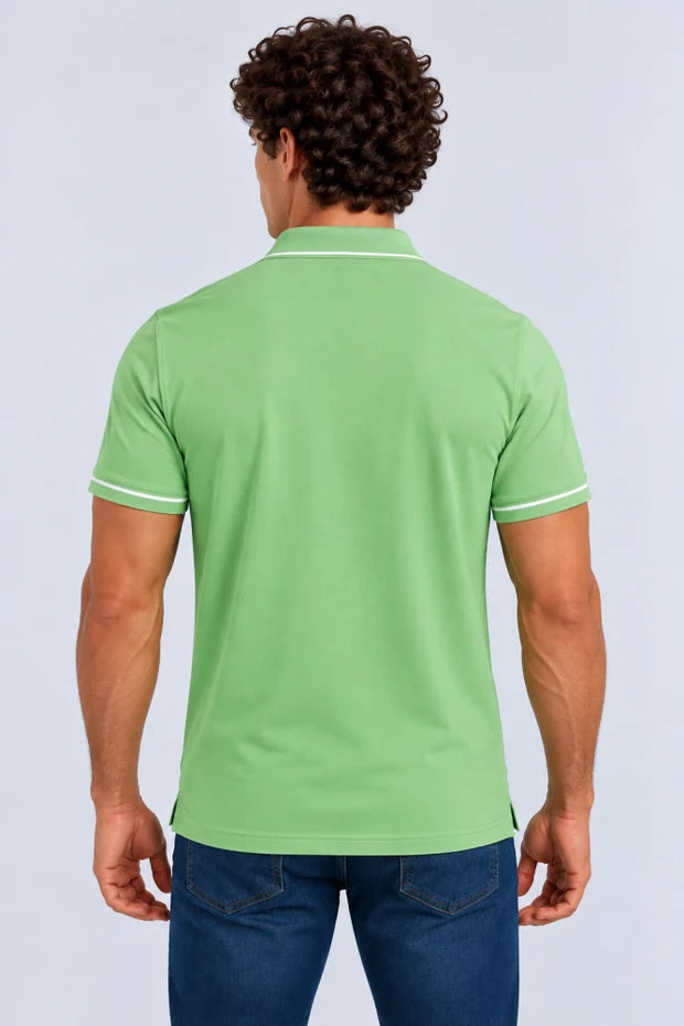 Polo Verde Hombre Penguin