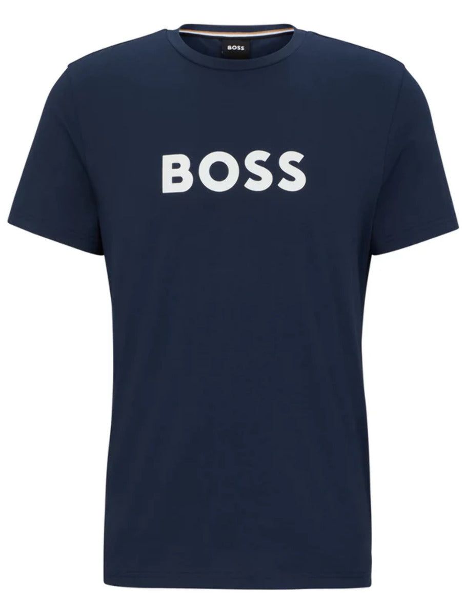 Camiseta Boss Regular Dark Blue