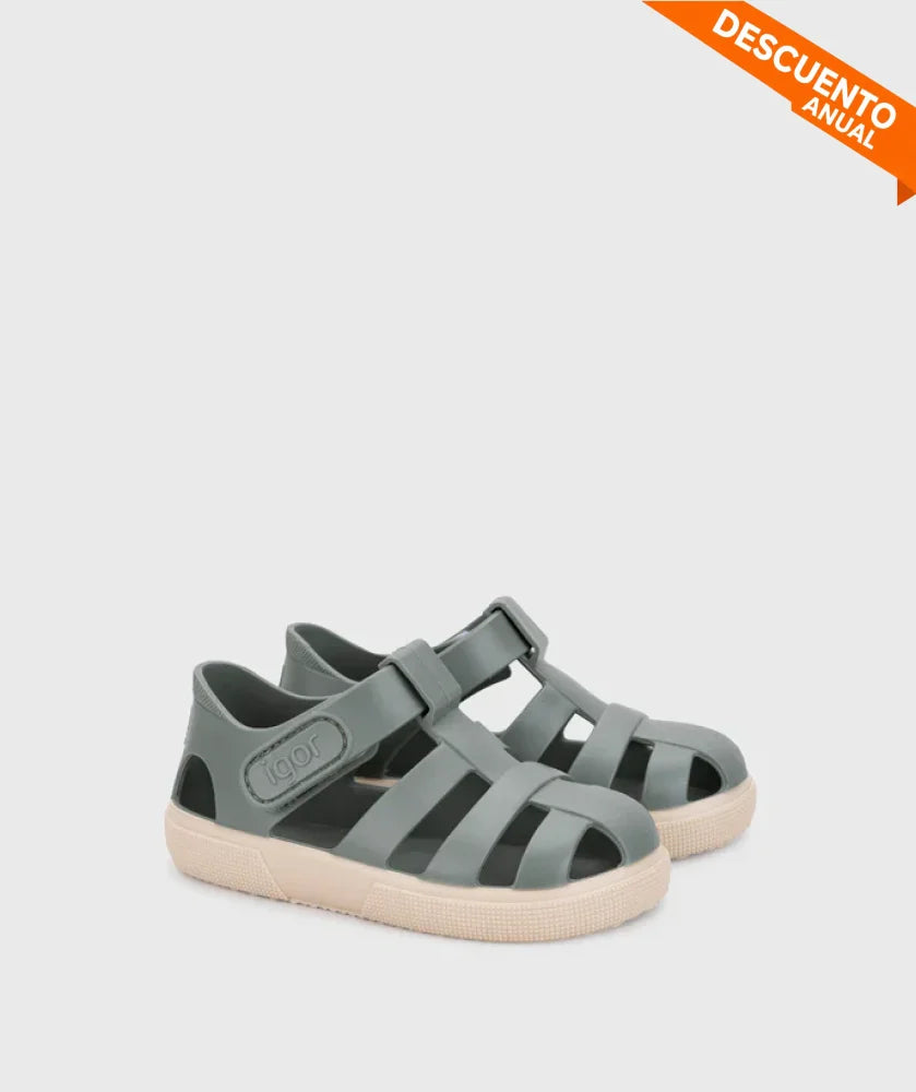 Sandalias Kids Igor Bay Green Sandalias Kids