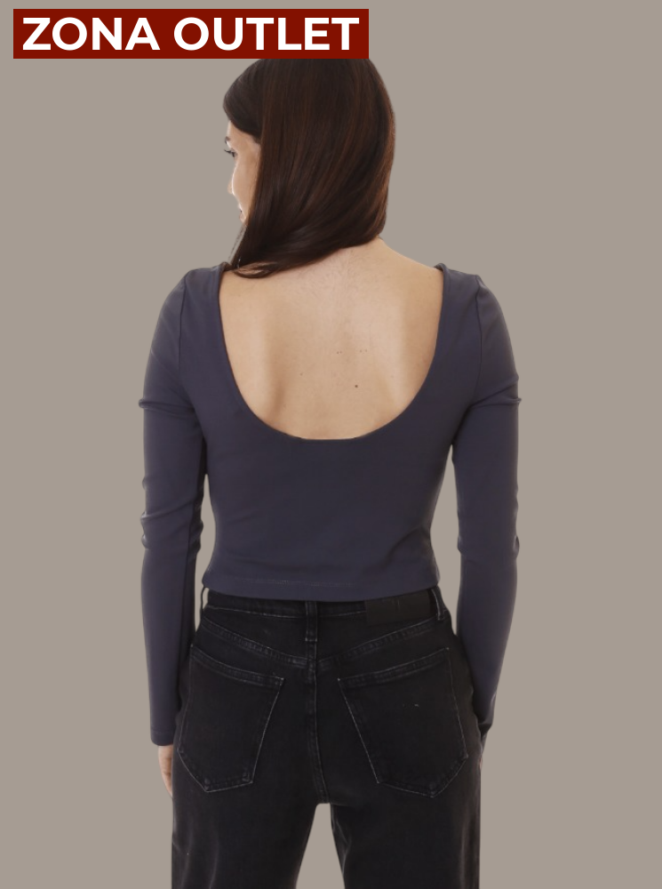 Scooped Shirt Calvin Klein Women Ebony Camiseta