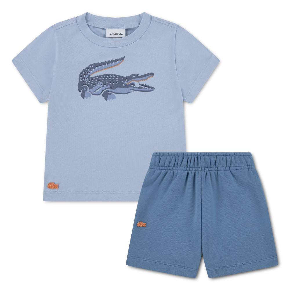 Set Conjunto De Short Little Kids Niño 2pzas Kids Lacoste - Conjunto Kids
