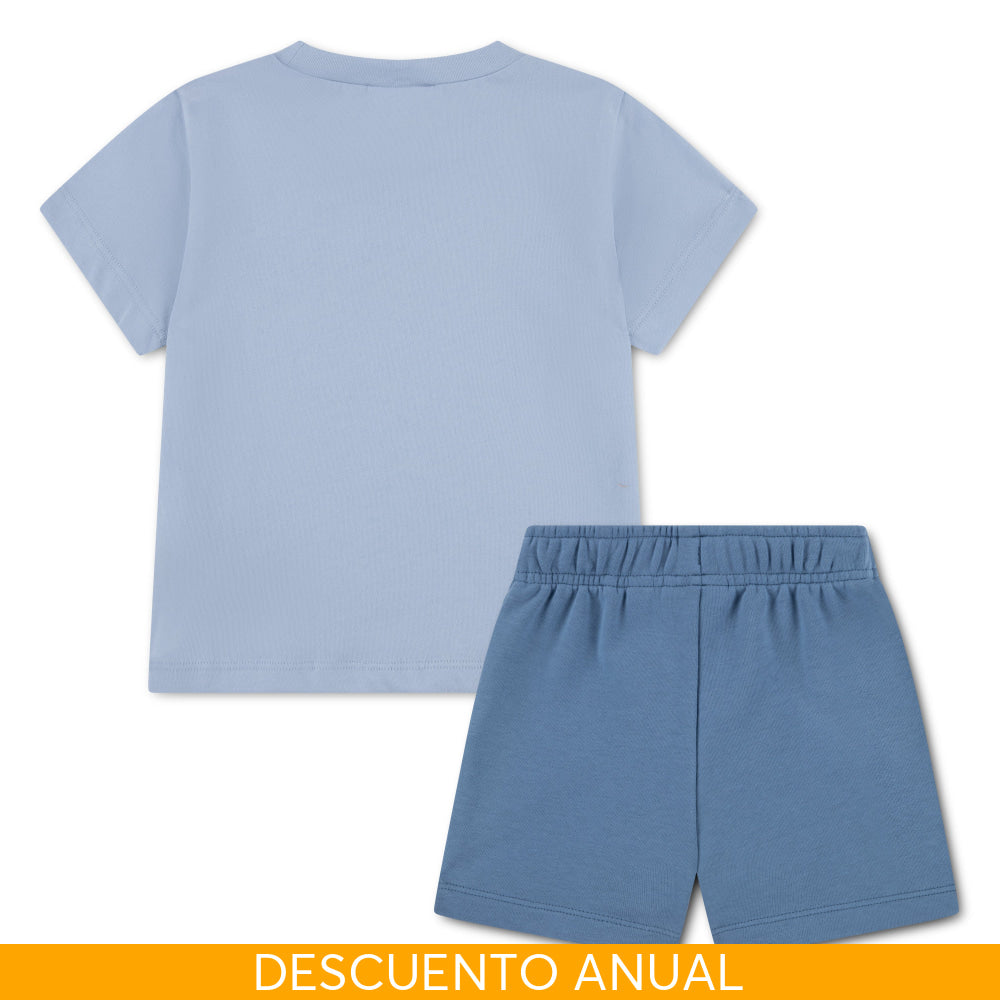 Set Conjunto De Short Little Kids Niño 2pzas Kids Lacoste - Conjunto Kids