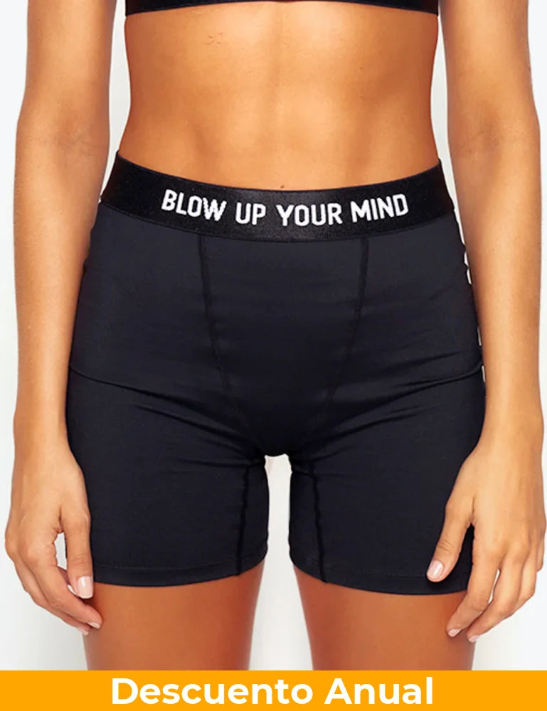 Short Bicker Blow Up Black L Short