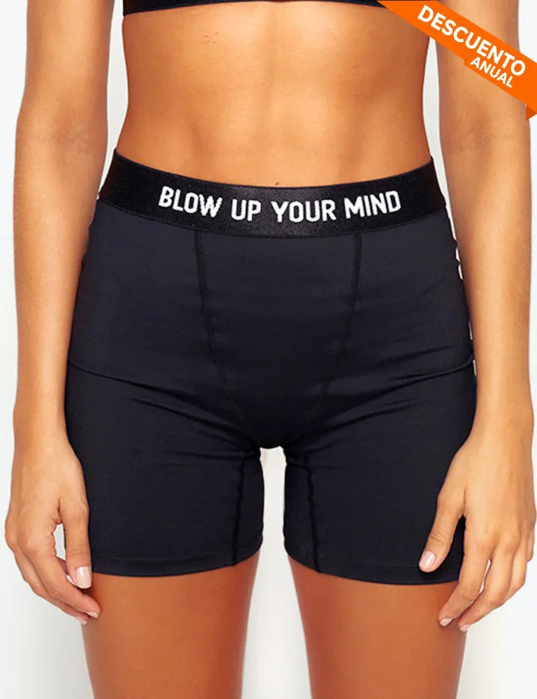 Short Bicker Blow Up Black L Short