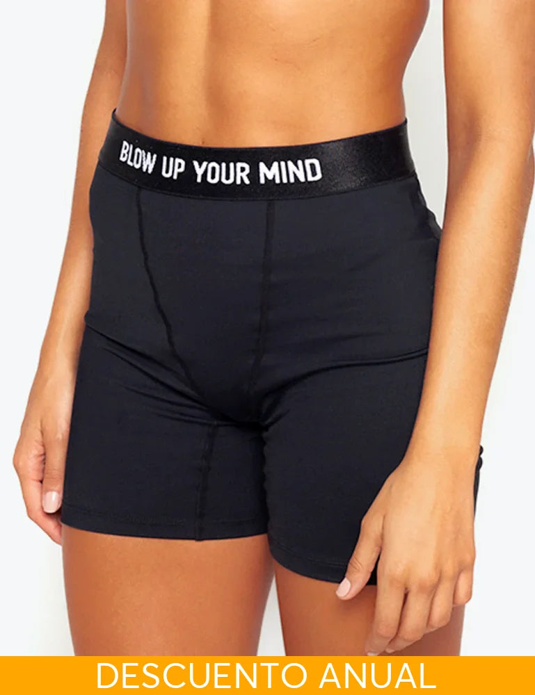Short Bicker Blow Up Black L Short