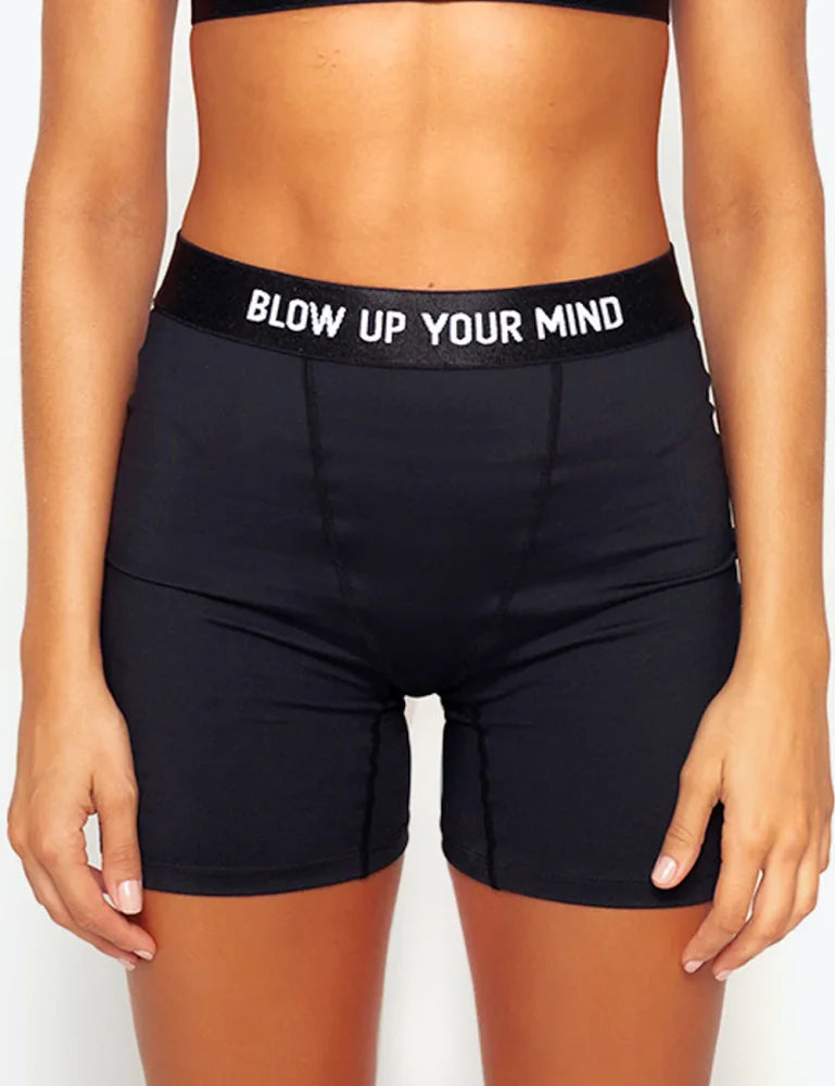 Short Bicker Blow Up Black L Short