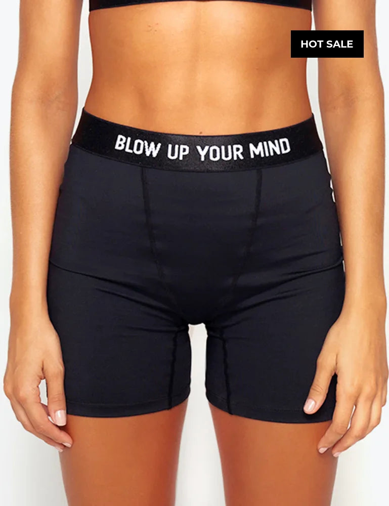 Short Bicker Blow Up Black L Short