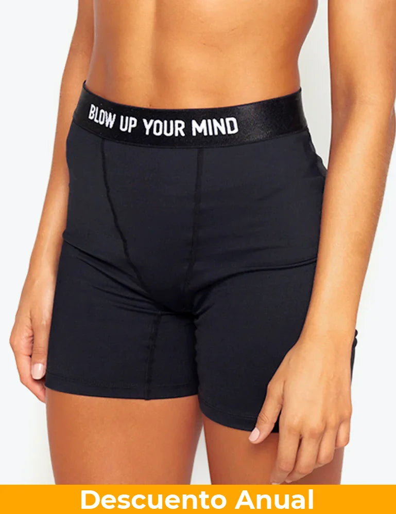 Short Bicker Blow Up Black L Short