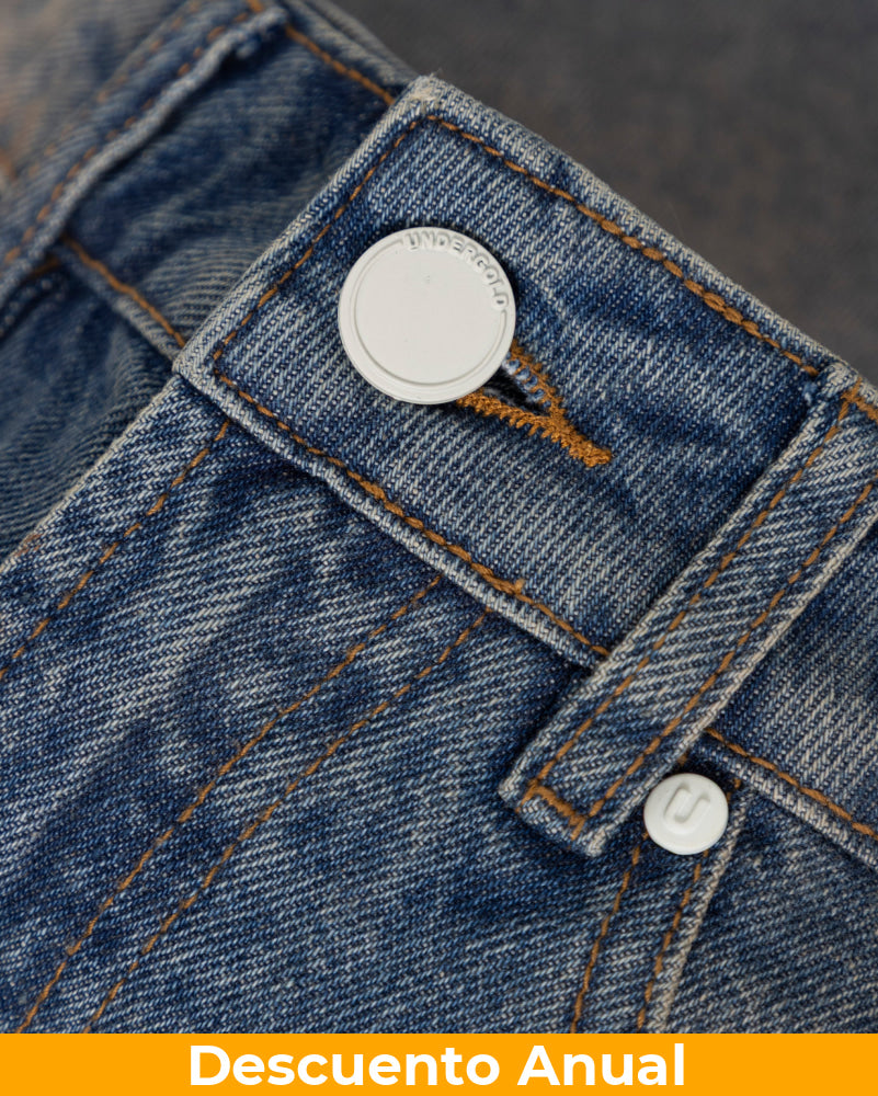 Short Denim Women Undergold W Stardust Studio Jeans