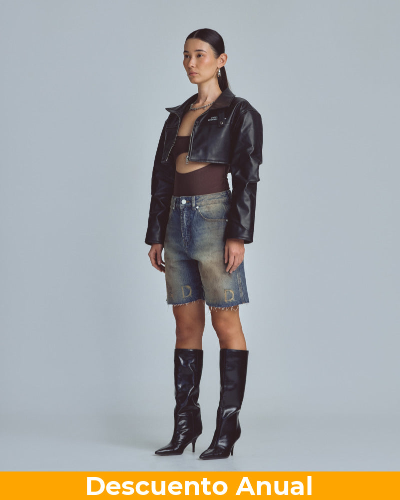 Short Denim Women Undergold W Stardust Studio Jeans