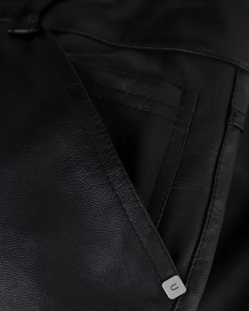 Short Men Undergold Capsule Pleather Black Short