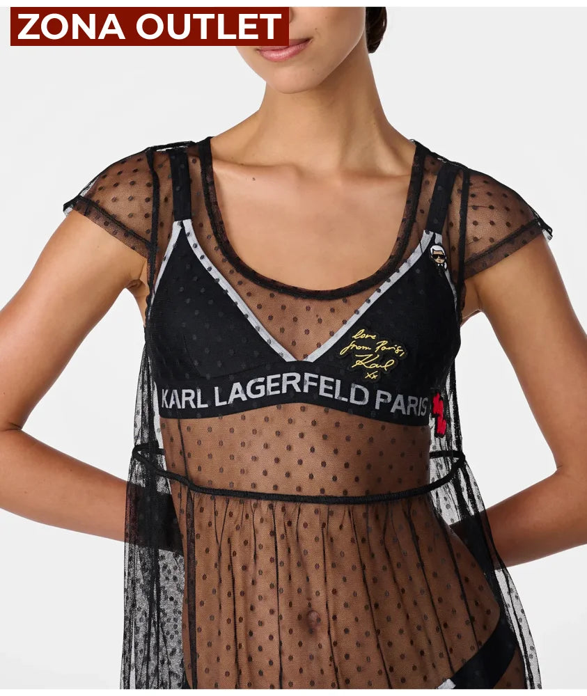 Sobrevestido Karl Lagerfeld Ropa De Baño