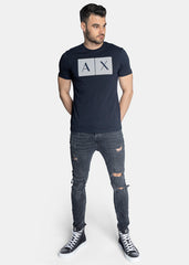 T-Shirt Men Navy A|X