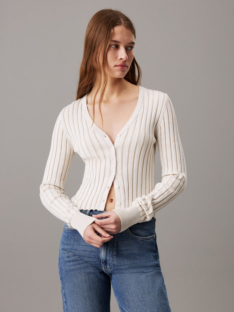 Sweater Calvin Klein Women Ivory Camiseta