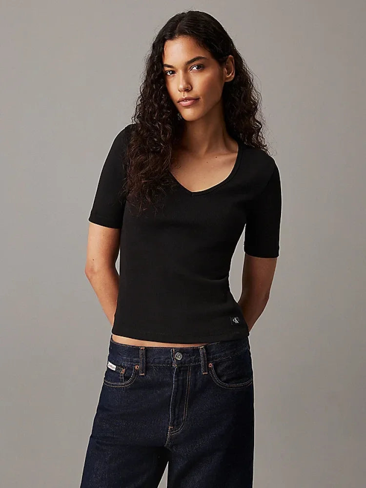 T-Shirt Calvin Klein Women Black Camiseta