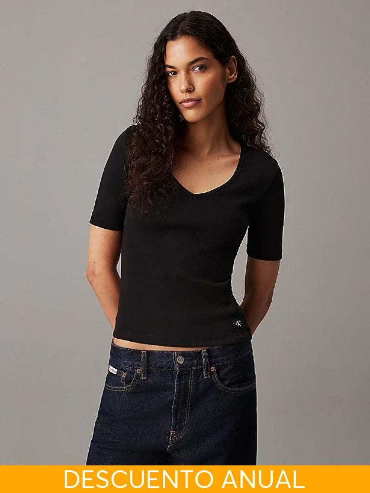 T-Shirt Calvin Klein Women Black Camiseta