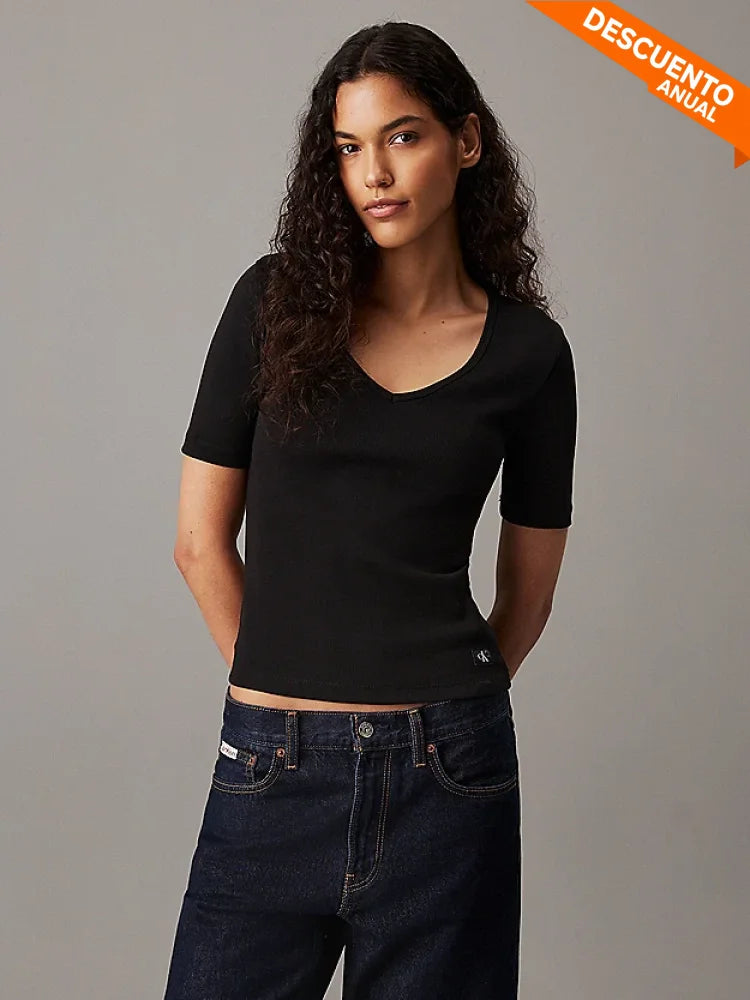 T-Shirt Calvin Klein Women Black Camiseta