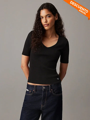 T-Shirt Calvin Klein Women Black Camiseta