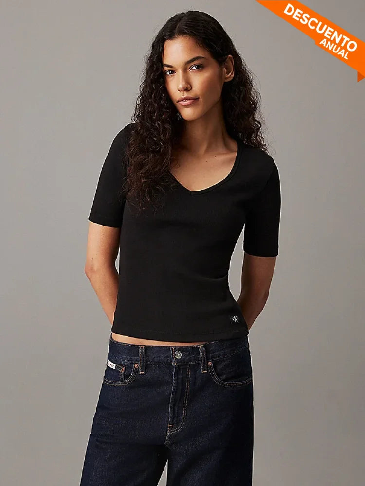 T-Shirt Calvin Klein Women Black Camiseta
