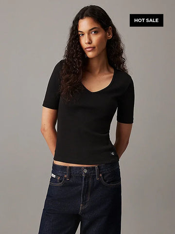 T-Shirt Calvin Klein Women Black Camiseta