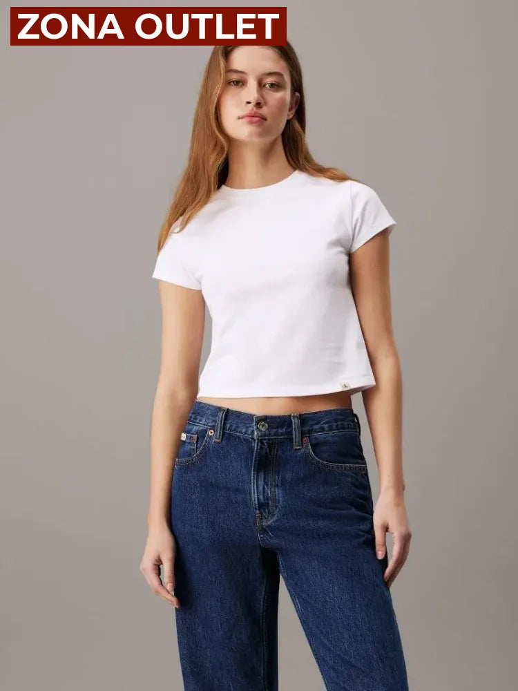T-Shirt Calvin Klein Women White Camiseta