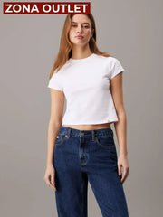 T-Shirt Calvin Klein Women White Camiseta