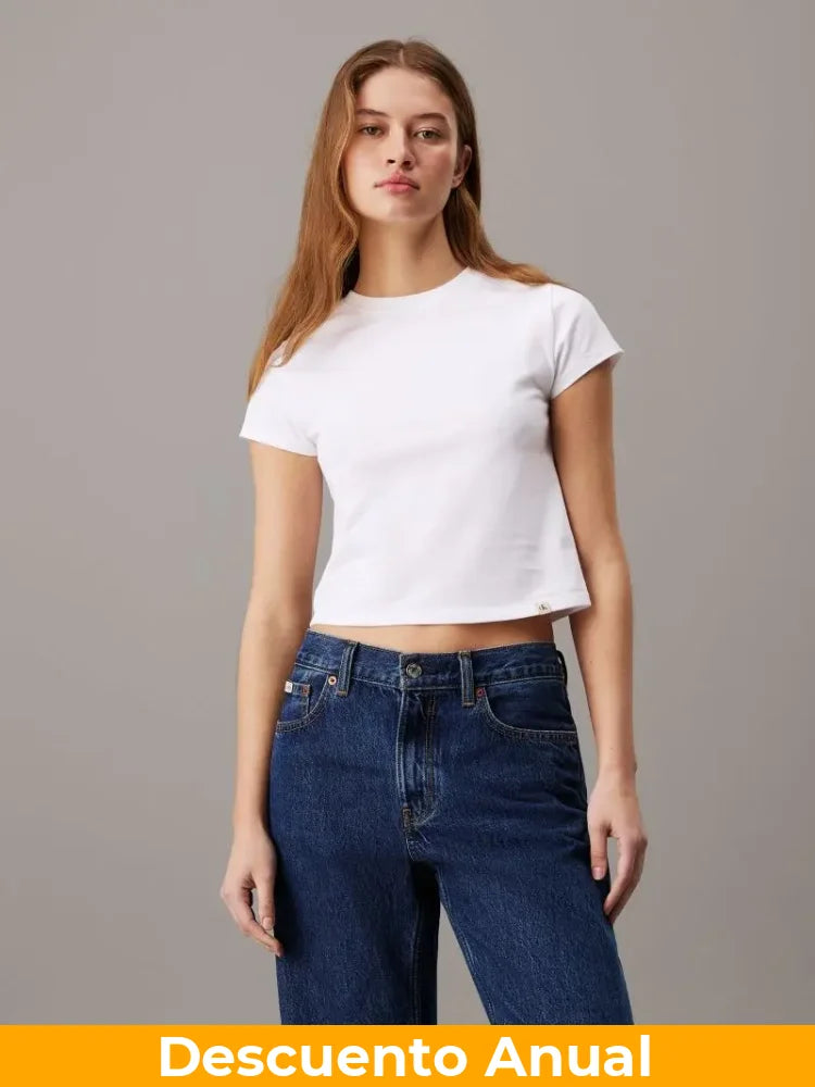 T-Shirt Calvin Klein Women White Camiseta