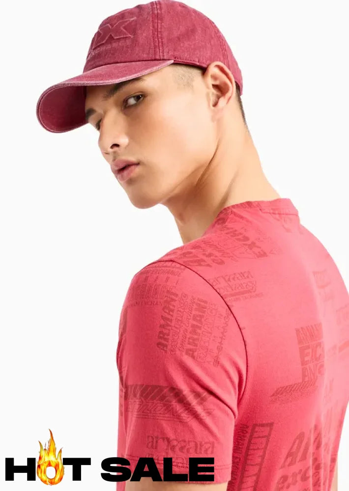T-Shirt Men American B Armani Exchange Camiseta
