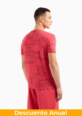 T-Shirt Men American B Armani Exchange Camiseta