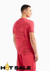 T-Shirt Men American B Armani Exchange Camiseta
