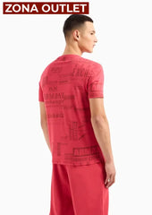 T-Shirt Men American B Armani Exchange Camiseta