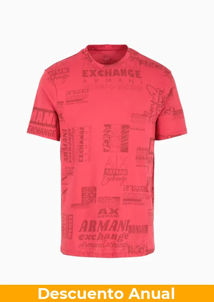 T-Shirt Men American B Armani Exchange Camiseta