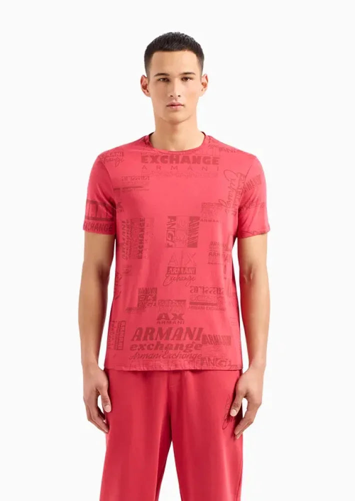 T-Shirt Men American B Armani Exchange Camiseta