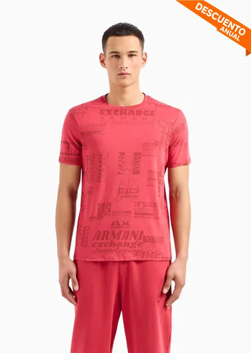 T-Shirt Men American B Armani Exchange Camiseta